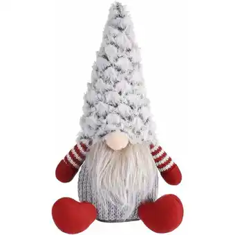 ManoMano Hiasdfls - Weihnachtsdekoration, schwedische Figuren, sitzende Ornamente, Geschenkpuppen (rot) Angebot