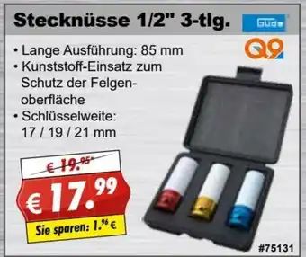 Stabilo Fachmarkt Stecknüsse 1/2" 3tlg. Angebot