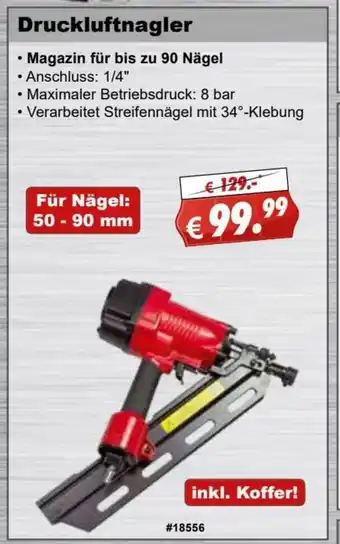 Stabilo Fachmarkt Druckluftnagler Angebot