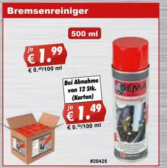 Stabilo Fachmarkt Bremsenreiniger 500ml Angebot