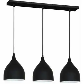 ManoMano Licht-erlebnisse - Hängelampe noak in Schwarz 3-flmg - Weiß, Schwarz Angebot