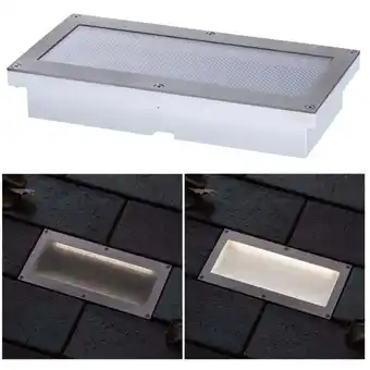 ManoMano Led Außen-Bodeneinbauleuchte Brick alu-grau 20 x 10 cm warmweiß Einbauleuchte - Paulmann Angebot