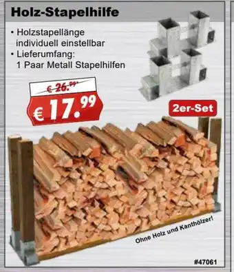 Stabilo Fachmarkt Holz Stapelhilfe Angebot