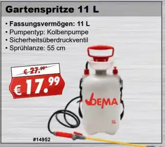 Stabilo Fachmarkt Gartenspritze 11L Angebot