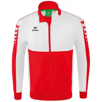 Intersport ERIMA Six Wings Worker Jacke red/white S Angebot