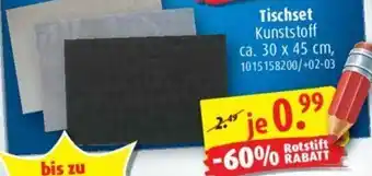 ROLLER Tischset Angebot