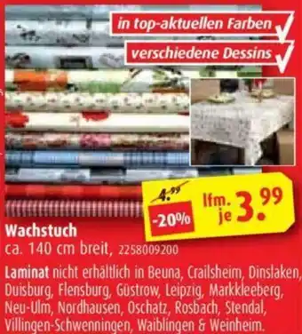 ROLLER Wachstuch Angebot