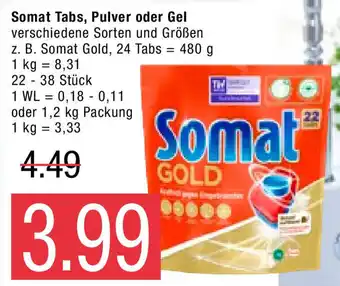 Marktkauf Somat Tabs, Pulver oder Gel Angebot