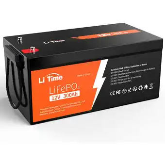 ManoMano 12V 300Ah Batterie Lithium Akku LiFePO4 Eingebautes 200A bms, Max 2560W Ausgangsleistung, 400015000 Zyklen, 10 Jahre Lebensda Angebot