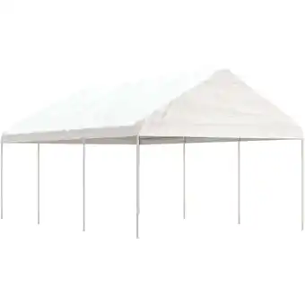 ManoMano Bonnevie - Pavillon mit Dach Weiß 6,69 x 4,08 x 3,22 m Polyethylen vidaXL582566 Angebot