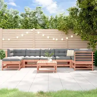 ManoMano 8-tlg. Garten-Lounge-Set,Gartenmöbel-Set mit Kissen Massivholz Douglasie vidaXL Angebot