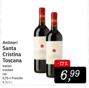 KONSUM Antinori Santa Cristina Toscana 0,75L Angebot