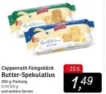 toom Baumarkt Coppenrath Feingebäck Butter Spekulatius 200g Angebot