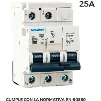 ManoMano E3/02504 IGA 2p 25a C 10Ka Prot.obretrysion dauerhaft gemäß den Vorschriften EN-50550 und transititor 5-15ka 275 V Angebot