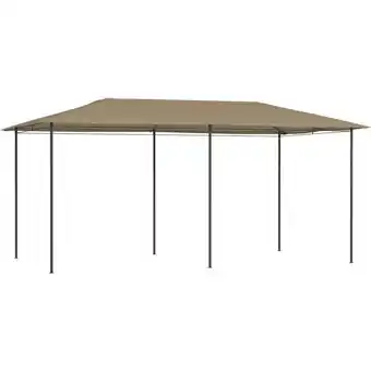 ManoMano Bonnevie - Pavillon Familienzelt 3x6x2,6 m Taupe 160 g/m² vidaXL Angebot