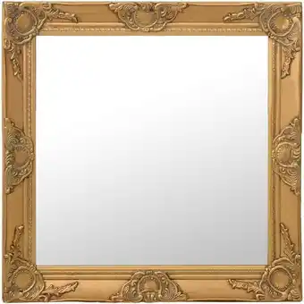 ManoMano Bonnevie - Wandspiegel,Badspiegel im Barock-Stil 60x60 cm Golden vidaXL21761 Angebot