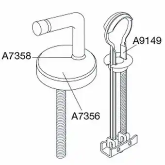 ManoMano Pressalit - Uni Scharnier-Set zur Topmontage Edelstahl Angebot