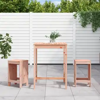 ManoMano 3-tlg. Gartenbar-Set,Gartenmöbel-Set Massivholz Douglasie vidaXL Angebot