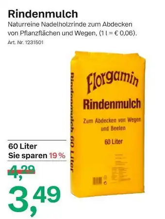 BayWa Florgamin rindenmulch Angebot