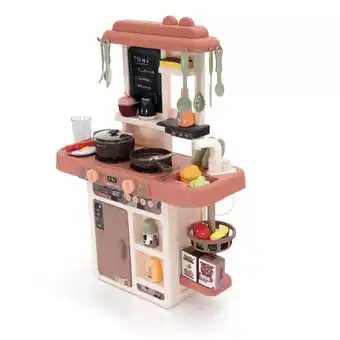 ManoMano Kinderspülbecken mit Wasserkreislauf und Absperrhahn Robincool Modern Kitchen 45x22x63 cm 37 Zubehör Inklusive Licht und Klan Angebot