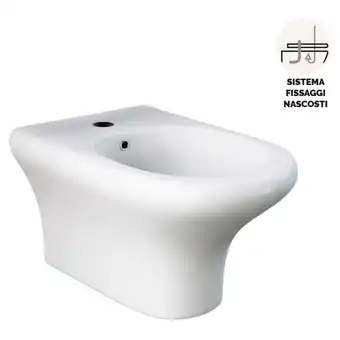 ManoMano Kompaktes, wandhängendes Bidet/versteckte Ninfea-Befestigung Angebot