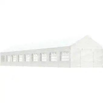 ManoMano Pavillon mit Dach Weiß 20,07x4,08x3,22 m Polyethylen Vidaxl Weiß Angebot