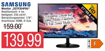 Marktkauf Samsung Monitor ,,S27F354FHU" Angebot