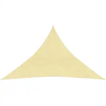 ManoMano Sonnensegel，Sonnenschutzsegel， UV-Strahlenschutz für Außenbereich, Terrasse, Garten 160 g/m² Beige 2,5x2,5x3,5 m HDPE VMEC301 Angebot