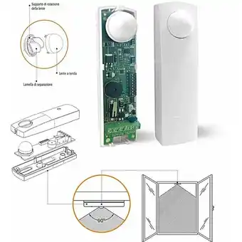 ManoMano Vorhangeffekt-Sensor mit zwei Technologien für Fenster und Türen AMC DT 16 Angebot