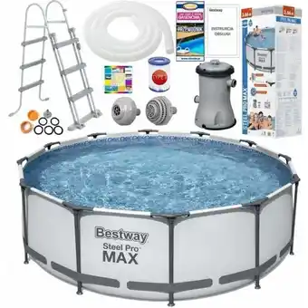 ManoMano Oberirdischer Pool – 366 x 100 cm – komplett mit Zubehör - Bestway Angebot