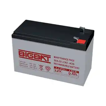 ManoMano Code 1209 – 12-V-Batterie. 9,0 Ah. Bigbat Blei-Säure-Batterie 12 v 9 Ah lange Lebensdauer 01209 - Elan Angebot