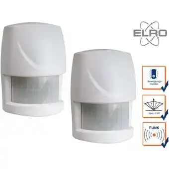 ManoMano 2 Bewegungsmelder 10m/110° Smart Home Elro AS8000 Alarmanlage App gesteuert Angebot