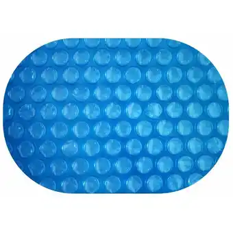 ManoMano Solarplane Oval 490x300cm light-blue 400µm Erwärmung Solarfolie Isolierung Pool Angebot