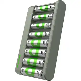 ManoMano E821-Ladegerät- inkl. 4 x aa 2.100mAh und 4 x aa a 850mAh NiMH-Akkus - GP Angebot