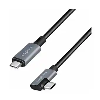 ManoMano USB2.0 Typ-C CU0182, c/m 90°, pd, schwarz, 1,0m - Logilink Angebot