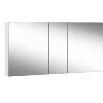 ManoMano Schneider - easy Line Comfort Spiegelschrank, 3 Doppelspiegeltüren, 150x70x12cm, 177.150., Ausführung: EU-Norm/Korpus weiss - Angebot