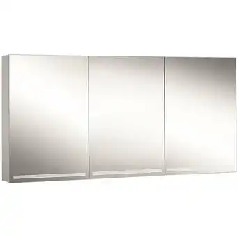 ManoMano Schneider - graceline led Lichtspiegelschrank, 3 gleichgrosse Doppelspiegeltüren, 150x70x12cm, 116.551., Ausführung: EU-Norm/ Angebot