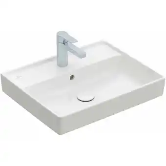 ManoMano Villeroy & Boch Collaro Waschbecken, 550 x 440 mm, , ohne Überlauf, ungeschliffen, 4A3356, Farbe: weiß-alpin - 4A335601 Angebot