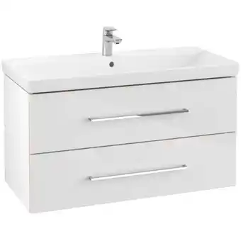 ManoMano Avento - Waschtischunterschrank,980x514x452 mm , 2 Auszüge, Crystal White A89200B4 - Villeroy&boch Angebot