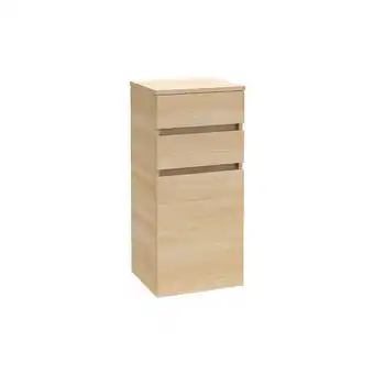 ManoMano Legato Seitenschrank B728, 400x870x350mm, Anschlag (Scharnier) rechts, Farbe: Elm Impresso - B72801PN - Villeroy&boch Angebot