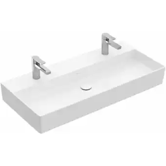 ManoMano Memento 2.0 Wandwaschbecken, 1000 x 470 mm, , ohne Überlauf, geschliffen, 4A221K, Farbe: Stone White, Ceramic Plus - 4A221KRW Angebot