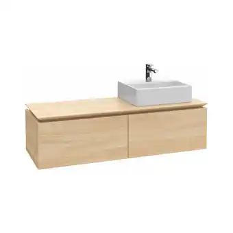 ManoMano Villeroy & Boch Legato Waschtischunterschrank B615, 1400x380x500mm, Waschtisch rechts, Farbe: Nordic Oak - B61500VJ Angebot