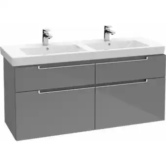 ManoMano Villeroy und Boch Waschtischunterschrank xxl Subway 2.0 A917, Farbe: Black Matt Lacquer, Griff: chrom glänzend - A91710PD Angebot