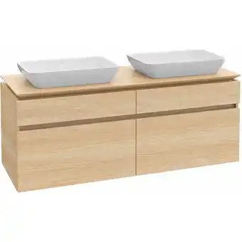 ManoMano Legato Waschtischunterschrank B723, 1600x550x500mm, 2 Waschtische, Farbe: Glossy Grey - B72300FP - Villeroy&boch Angebot