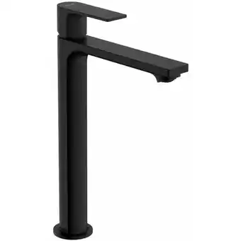 ManoMano Rebris e - Waschtisch-Einhebelmischer, mit Ablauf, CoolStart, EcoSmart, schwarz matt 72591670 - Hansgrohe Angebot