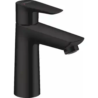 ManoMano Talis e Einhebel Waschtischmischer 110, Zugstangen-Ablaufgarnitur, Ausladung 112mm, Farbe: Schwarz Matt - 71710670 - Hansgroh Angebot