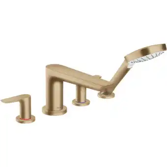 ManoMano Talis e Einhebel-Wannenmischer Aufputz bronze gebürstet - Hansgrohe Angebot