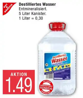 Marktkauf Gut & Günstig Destilliertes Wasser 5L Angebot