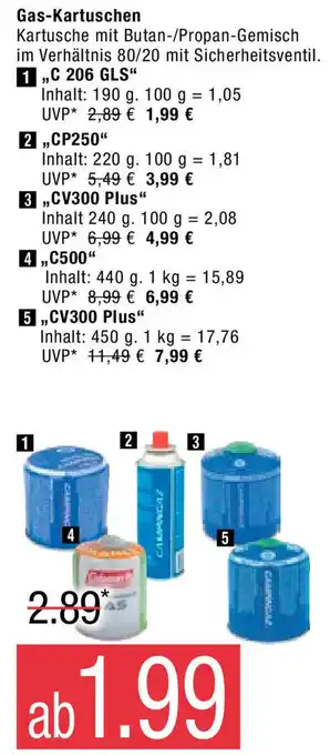 Marktkauf Gas Kartuschen Angebot