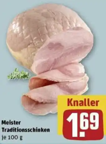 REWE Meister Traditionsschinken 100 g Angebot